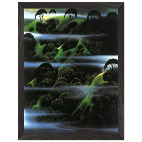 Early Morning Fog by Eyvind Earle — Framed art print at Zephyeer