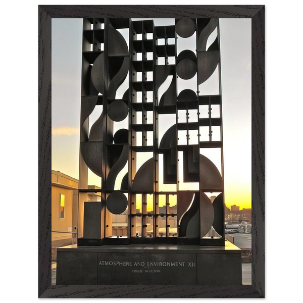 ATMOSHERE AND ENVIRONMENT XII 1970 by Louise Nevelson — Framed art print at Zephyeer