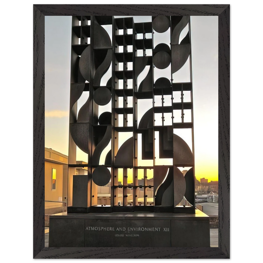 ATMOSHERE AND ENVIRONMENT XII 1970 by Louise Nevelson — Framed art print at Zephyeer