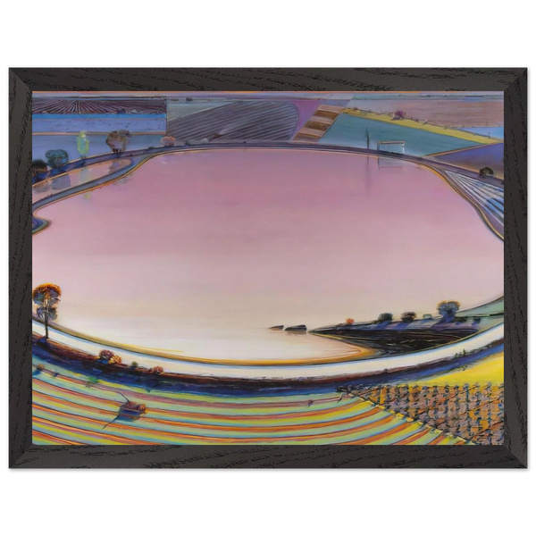 Reservoir - 1999 by Wayne Thiebaud — Framed art print at Zephyeer