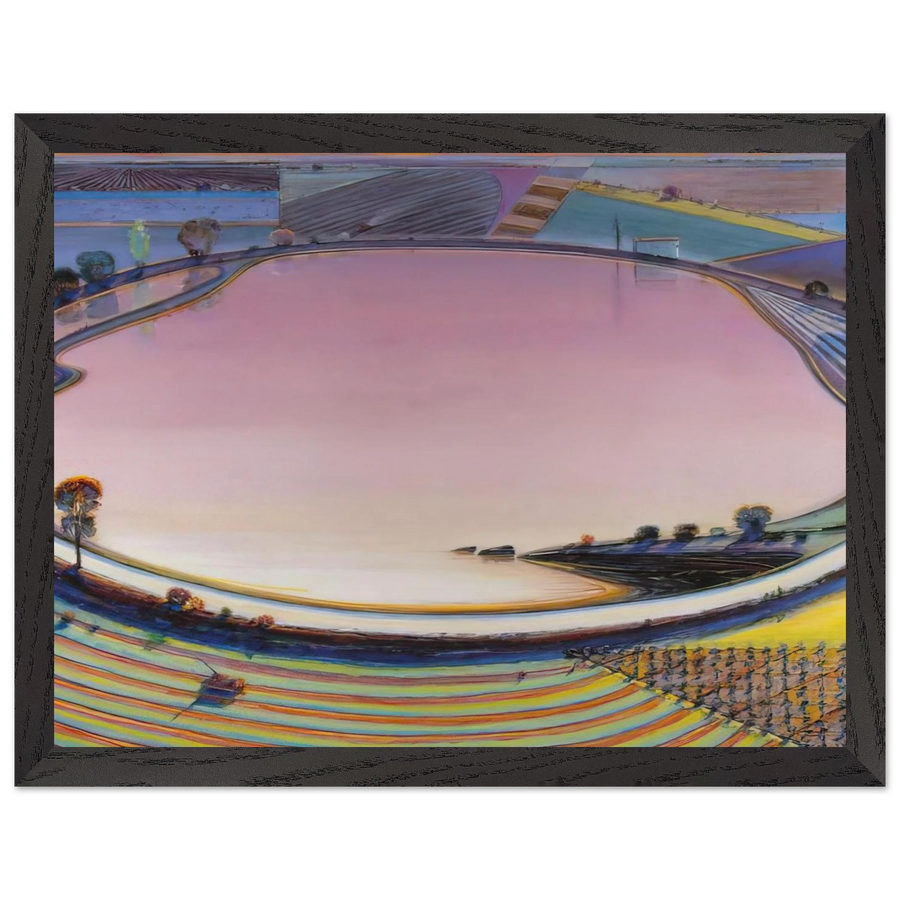 Reservoir - 1999 by Wayne Thiebaud — Framed art print at Zephyeer