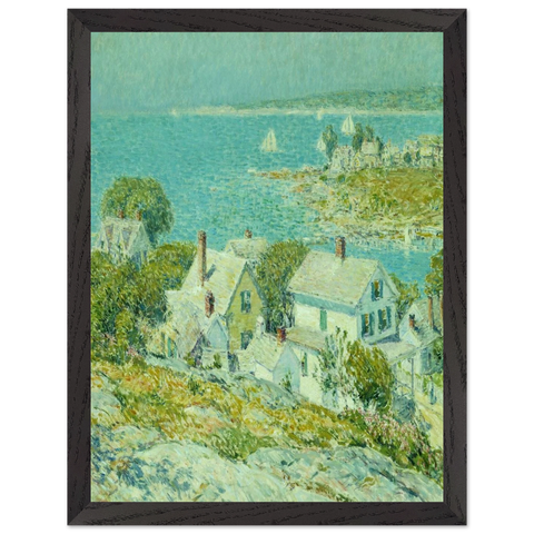 New England Headlands by Childe Hassam — Framed art print at Zephyeer
