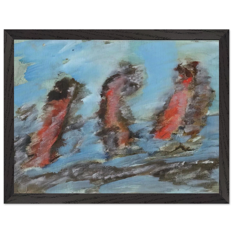 UNTITLED KC 505 1984 by Henri Michaux — Framed art print at Zephyeer
