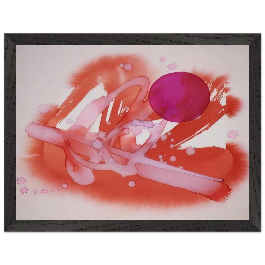UNTITLED PURPLE AND RED by Luis Feito — Framed art print at Zephyeer