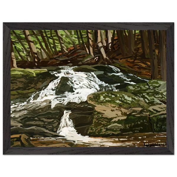 Study for Falls - Jam Brook - 1996 by Neil Welliver — Framed art print at Zephyeer