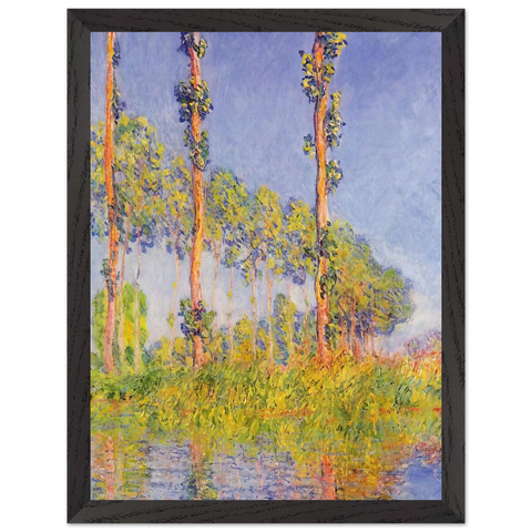 Three Trees, Autumn Effect by Claude Monet — Framed art print at Zephyeer