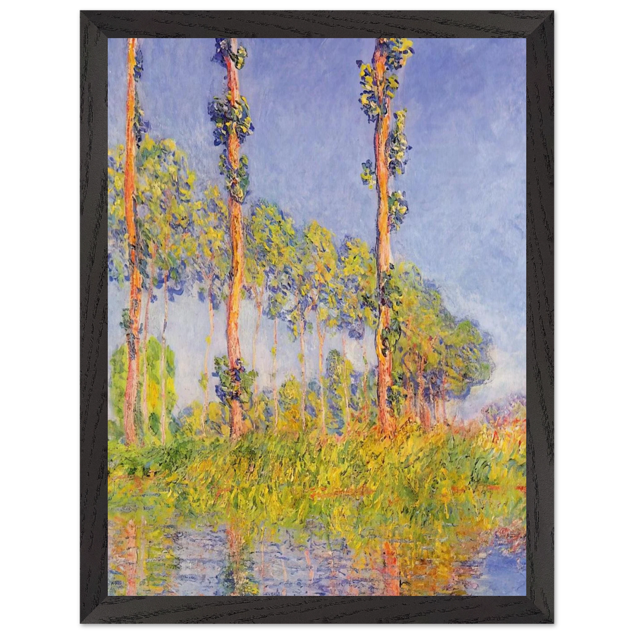 Three Trees, Autumn Effect by Claude Monet — Framed art print at Zephyeer