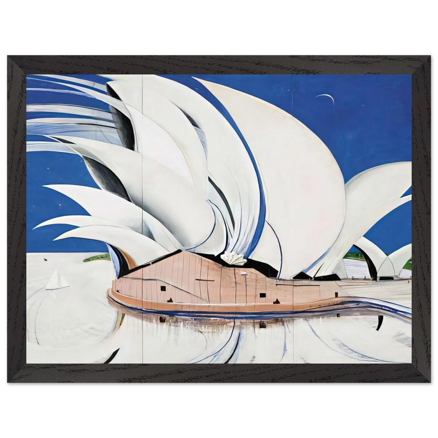 Opera House - 1982 by Brett Whiteley — Framed art print at Zephyeer