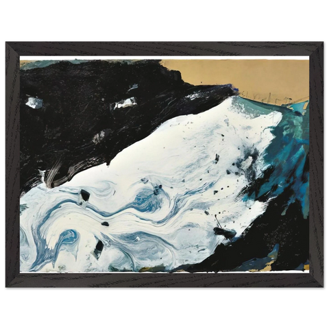GE-21 - 1991 by Emil Schumacher — Framed art print at Zephyeer