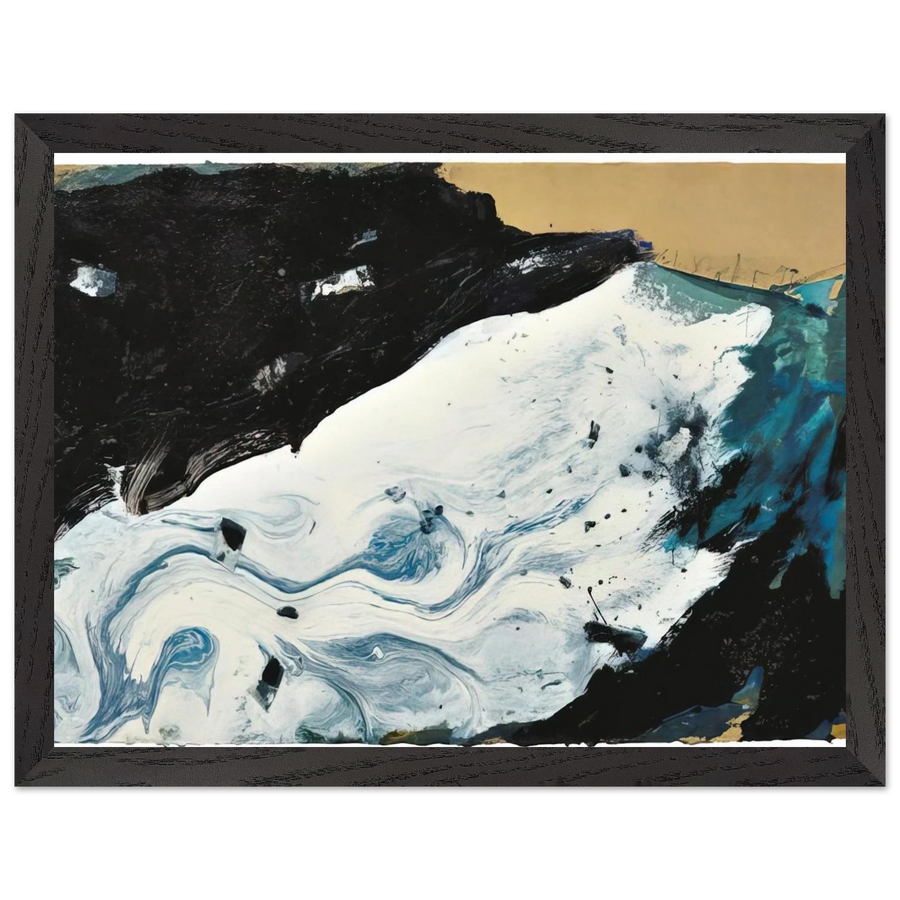 GE-21 - 1991 by Emil Schumacher — Framed art print at Zephyeer