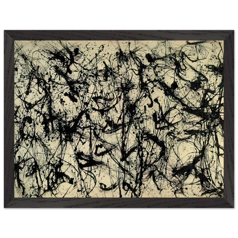 NUMBER 32 1950 by Jackson Pollock — Framed art print at Zephyeer