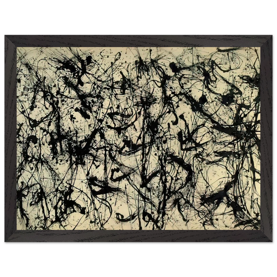 NUMBER 32 1950 by Jackson Pollock — Framed art print at Zephyeer