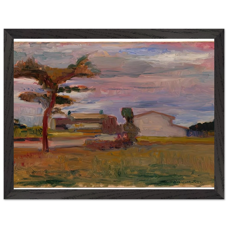 CORSICAN LANDSCAPE 1898 by Henri Matisse — Framed art print at Zephyeer