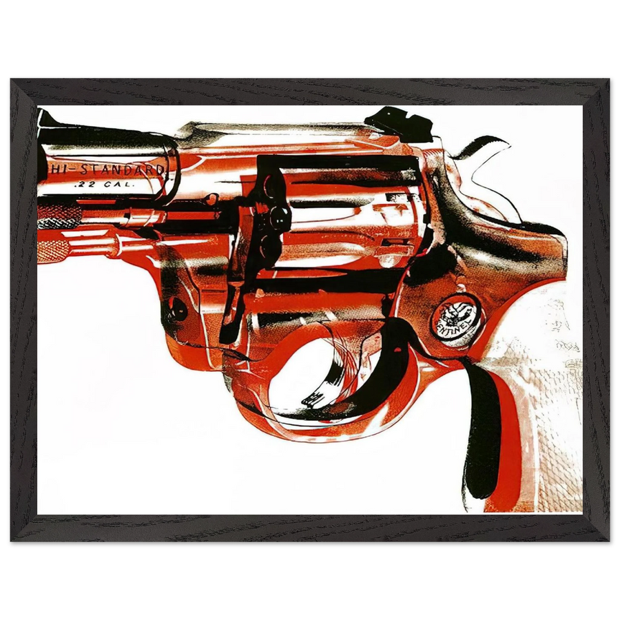 Gun by Andy Warhol — Framed art print at Zephyeer