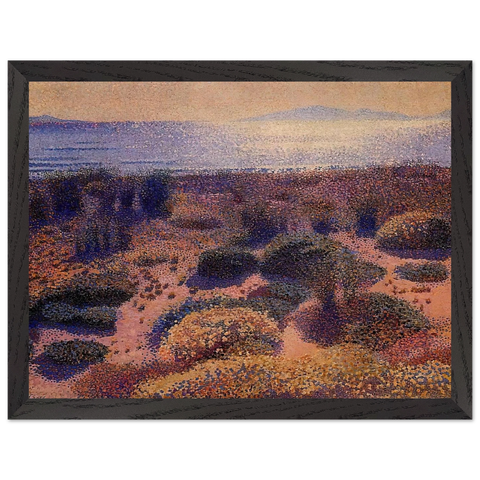 Plage de la Vignassa by Henri-Edmond Cross — Framed art print at Zephyeer