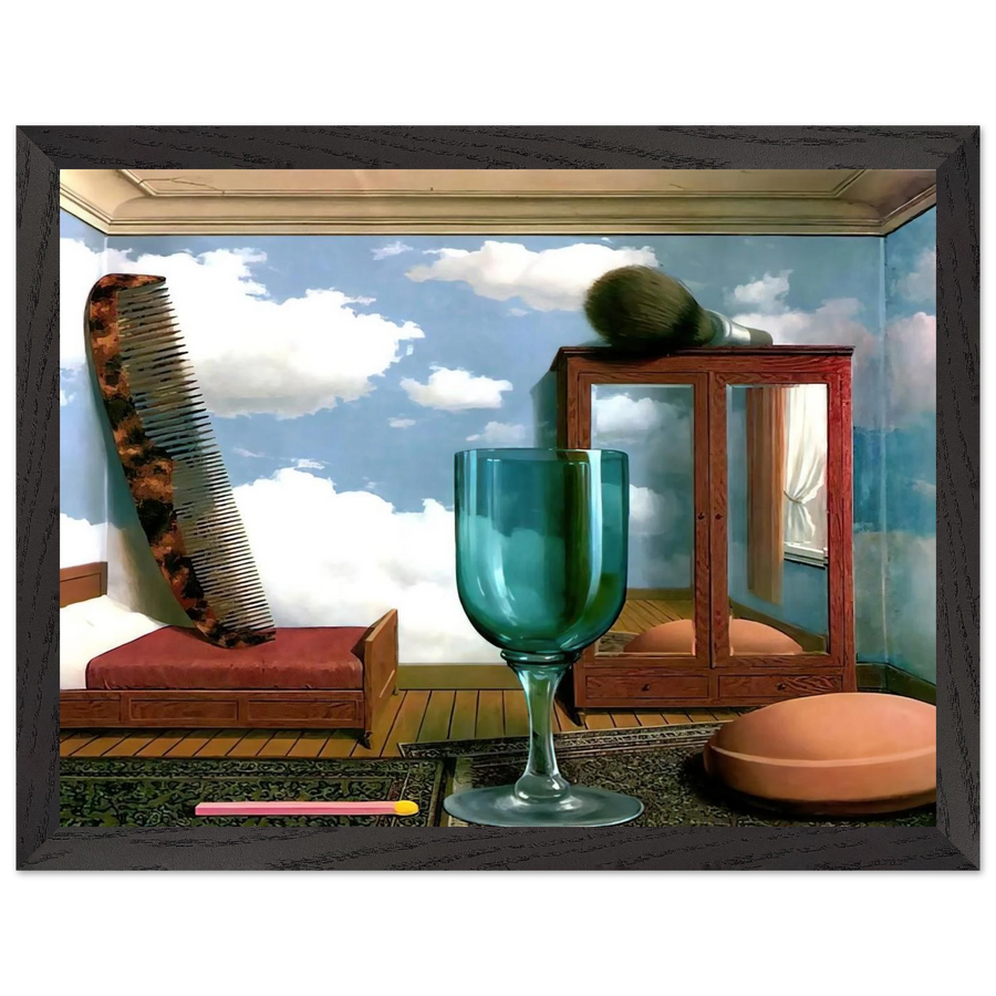 PERSONAL VALUES 1952 by Rene Magritte — Framed art print at Zephyeer