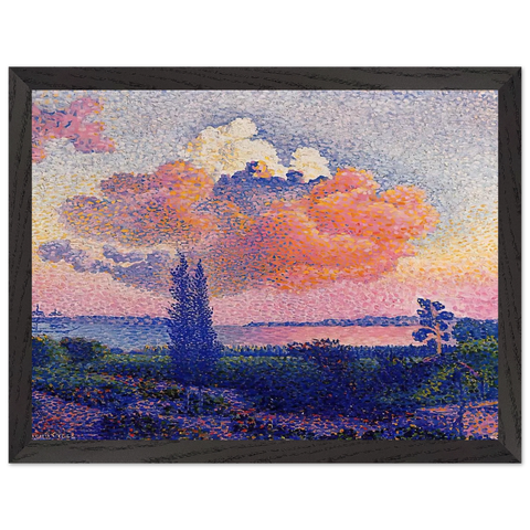 The Pink Cloud by Henri-Edmond Cross — Framed art print at Zephyeer