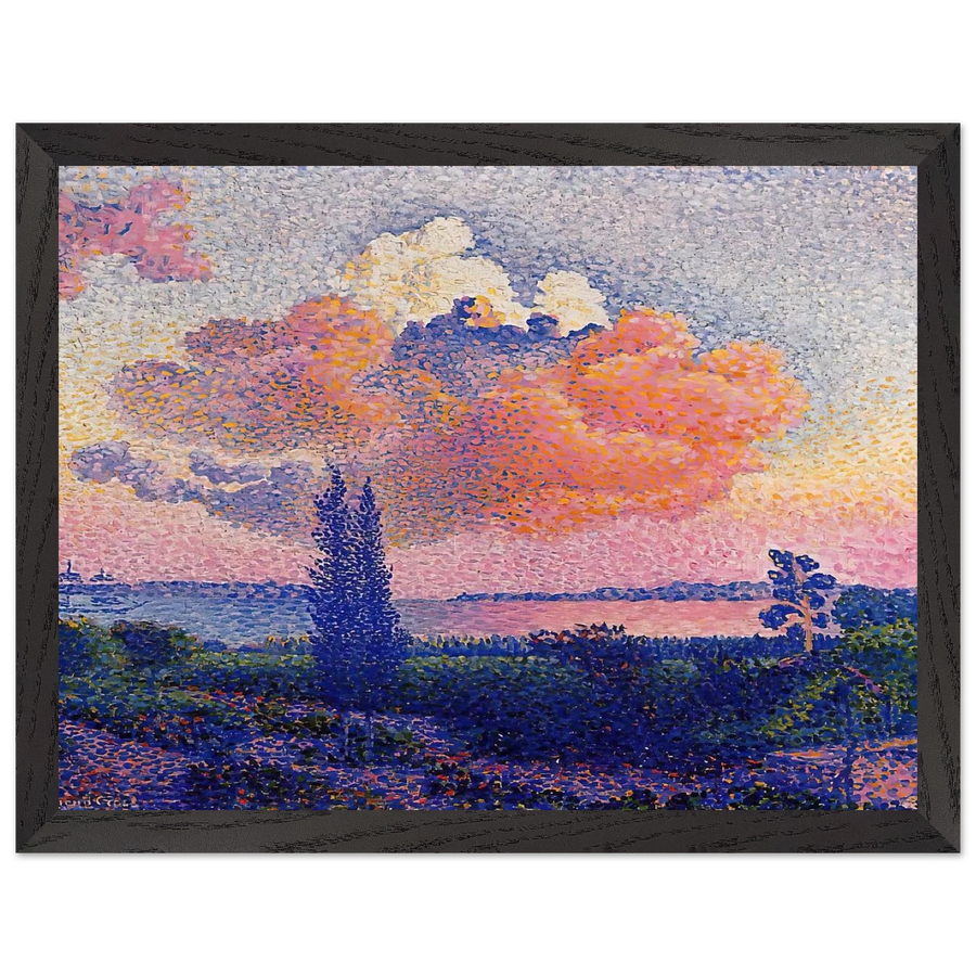 The Pink Cloud by Henri-Edmond Cross — Framed art print at Zephyeer