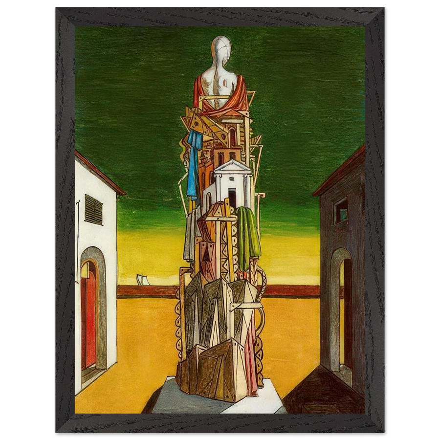 THE GREAT METAPHYSICIAN 1971 by Giorgio de Chirico — Framed art print at Zephyeer