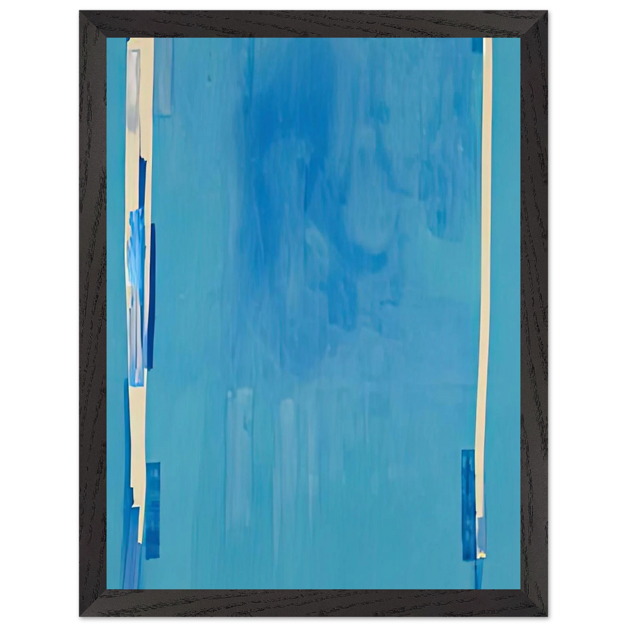Blue Bellows, 1976- by Helen Frankenthaler — Framed art print at Zephyeer