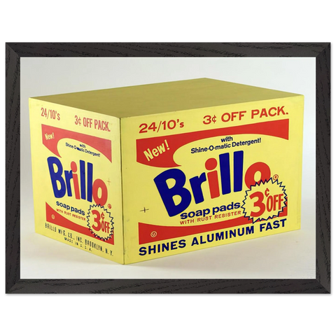 Brillo Box  3c Off by Andy Warhol — Framed art print at Zephyeer