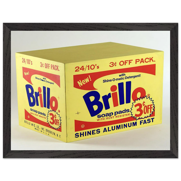 Brillo Box  3c Off by Andy Warhol — Framed art print at Zephyeer