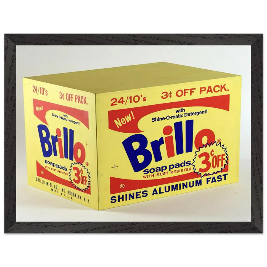 Brillo Box  3c Off by Andy Warhol — Framed art print at Zephyeer