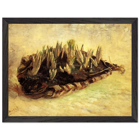 Still Life with a Basket of Crocuses by Vincent van Gogh — Framed art print at Zephyeer