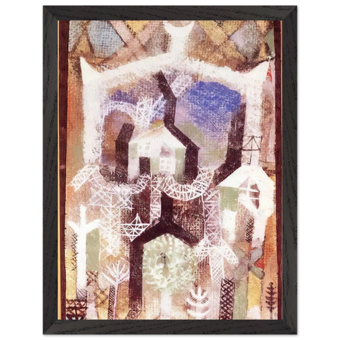 SUMMER HOUSES 1919 by Paul Klee — Framed art print at Zephyeer