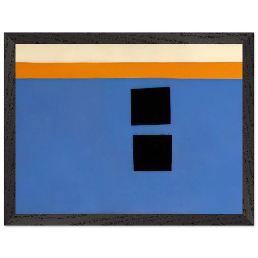 Double Aegean Sun-Box - 1968 by Theodoros Stamos — Framed art print at Zephyeer