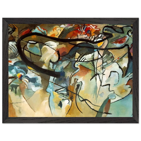 COMPOSITION V 1911 by Wassily Kandinsky — Framed art print at Zephyeer