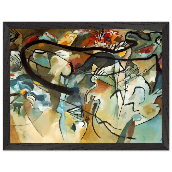 COMPOSITION V 1911 by Wassily Kandinsky — Framed art print at Zephyeer