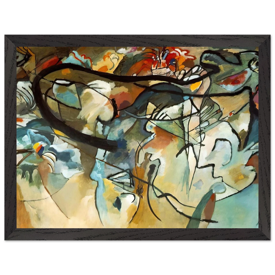 COMPOSITION V 1911 by Wassily Kandinsky — Framed art print at Zephyeer