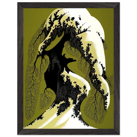 Snow Laden by Eyvind Earle — Framed art print at Zephyeer