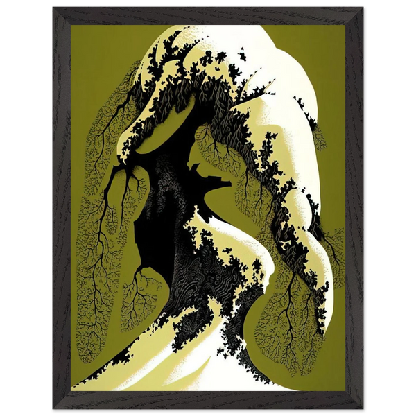 Snow Laden by Eyvind Earle — Framed art print at Zephyeer