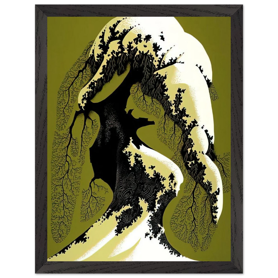 Snow Laden by Eyvind Earle — Framed art print at Zephyeer