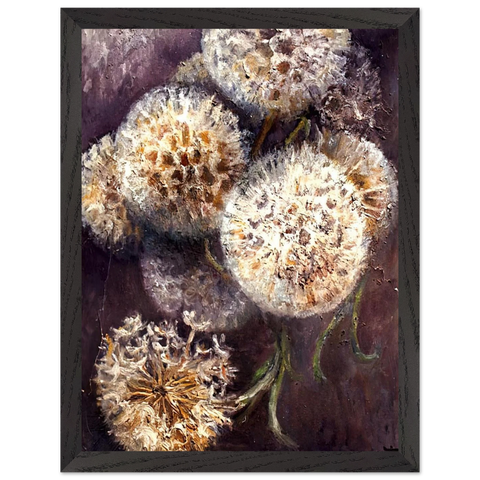 Dandelions by Claude Monet — Framed art print at Zephyeer