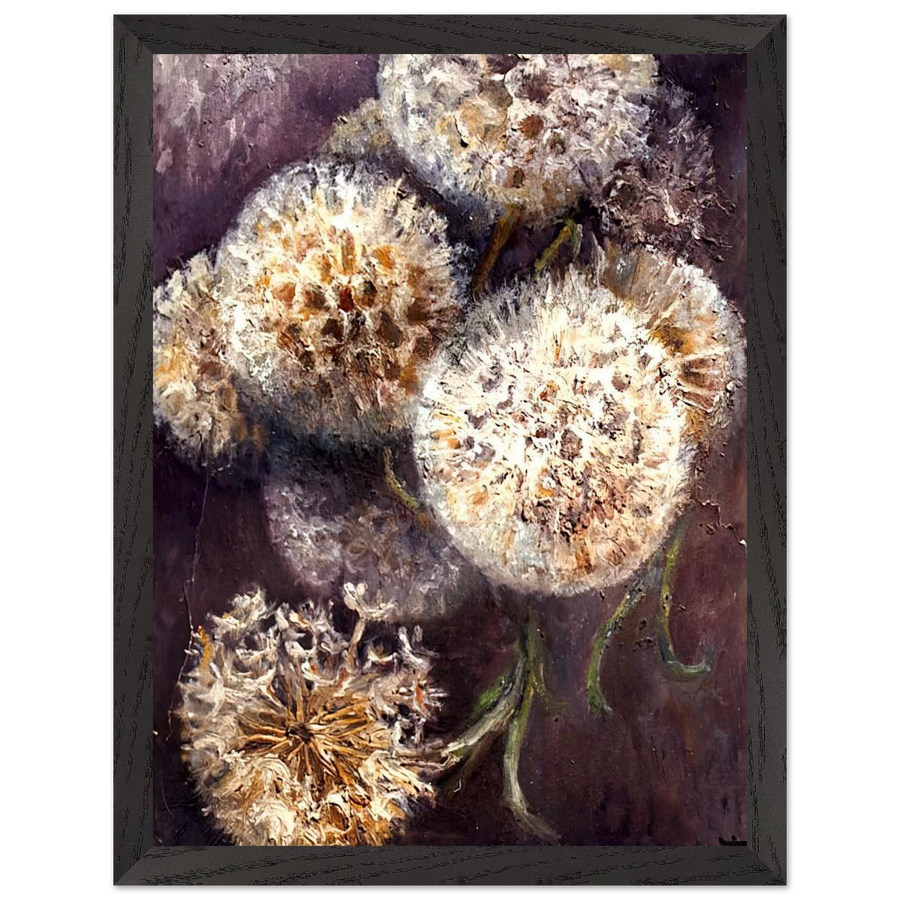 Dandelions by Claude Monet — Framed art print at Zephyeer
