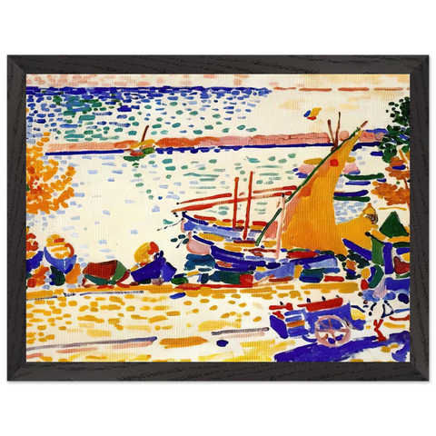 THE PORT OF COLLIOURE 1905 1 by Andre Derain — Framed art print at Zephyeer