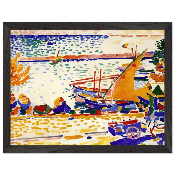 THE PORT OF COLLIOURE 1905 1 by Andre Derain — Framed art print at Zephyeer