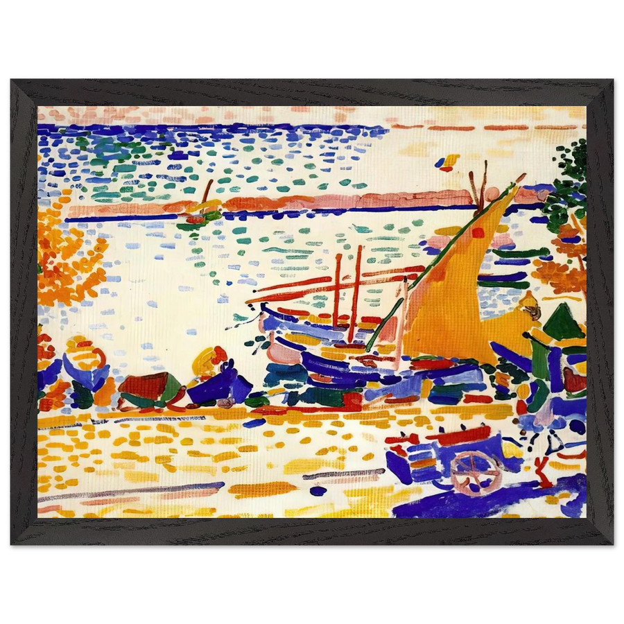 THE PORT OF COLLIOURE 1905 1 by Andre Derain — Framed art print at Zephyeer