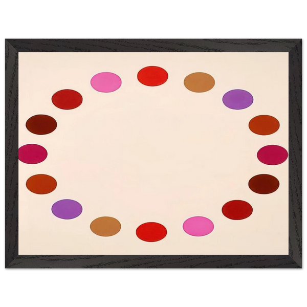 Fold Seven - Op Art by Thomas Downing — Framed art print at Zephyeer