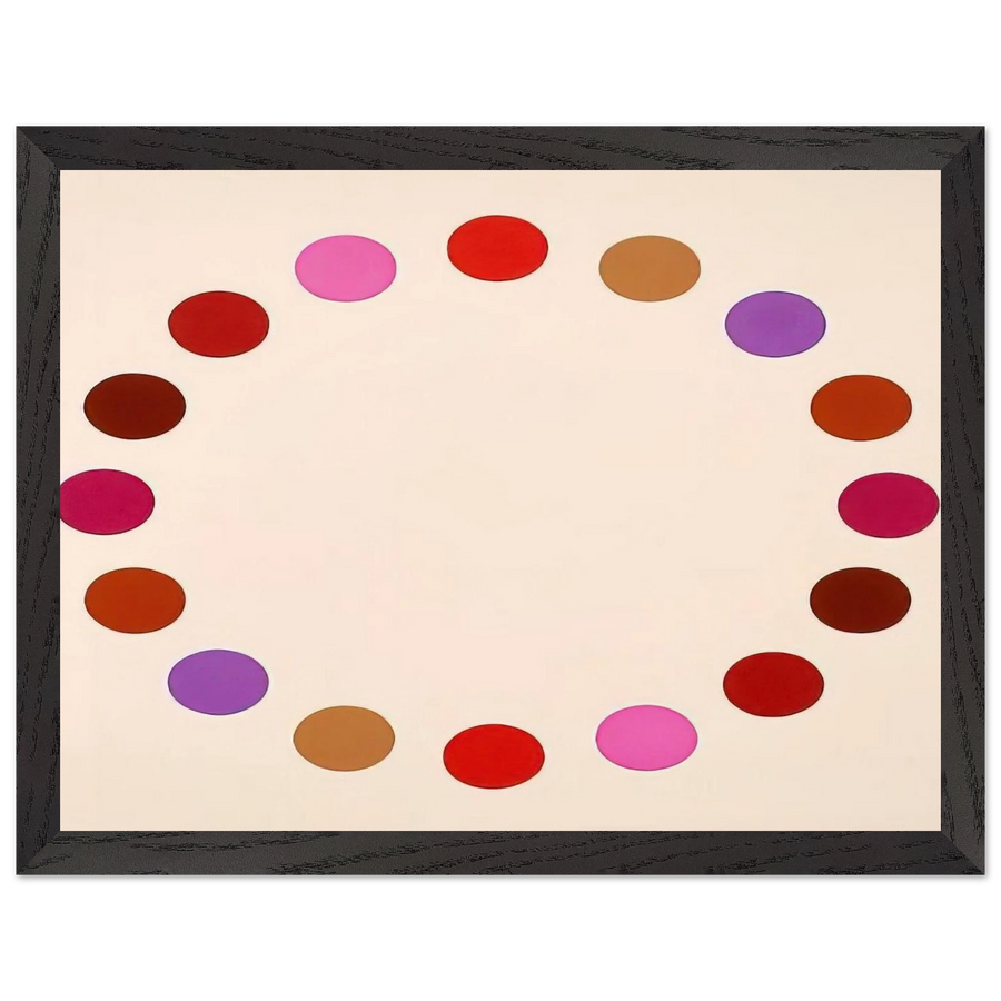Fold Seven - Op Art by Thomas Downing — Framed art print at Zephyeer