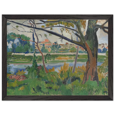 THE SEINE AT CHATOU 1906 by Andre Derain — Framed art print at Zephyeer