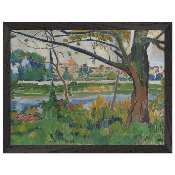 THE SEINE AT CHATOU 1906 by Andre Derain — Framed art print at Zephyeer
