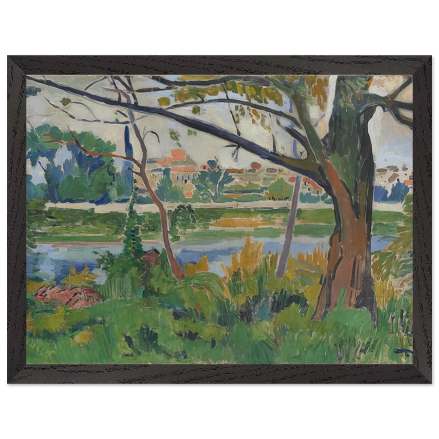 THE SEINE AT CHATOU 1906 by Andre Derain — Framed art print at Zephyeer