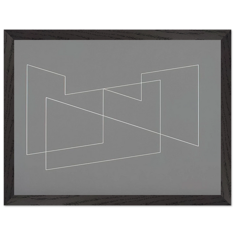 STRUCTURAL INDICATION 1948 by Josef Albers — Framed art print at Zephyeer