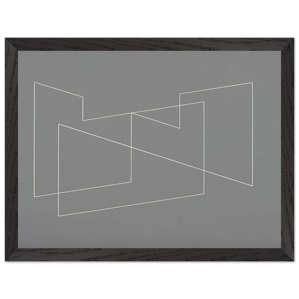 STRUCTURAL INDICATION 1948 by Josef Albers — Framed art print at Zephyeer