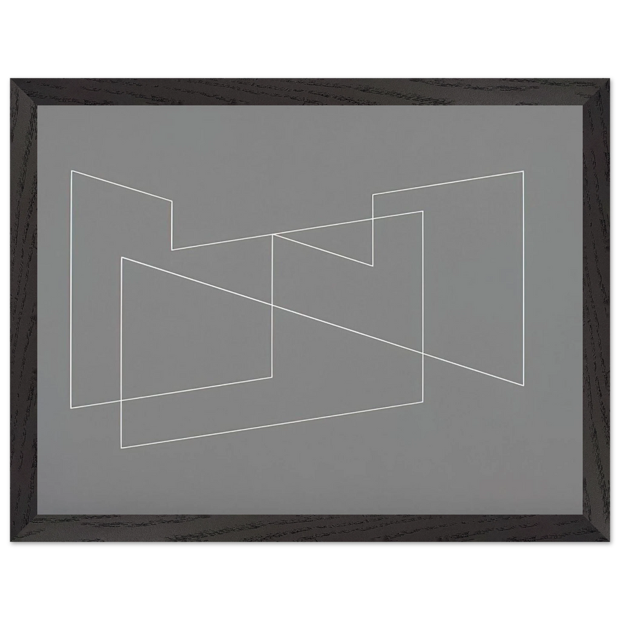 STRUCTURAL INDICATION 1948 by Josef Albers — Framed art print at Zephyeer