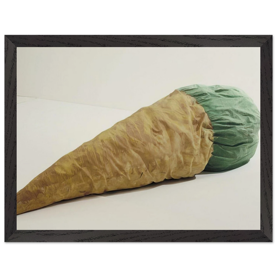 FLOOR CONE 1962 by Claes Oldenburg — Framed art print at Zephyeer